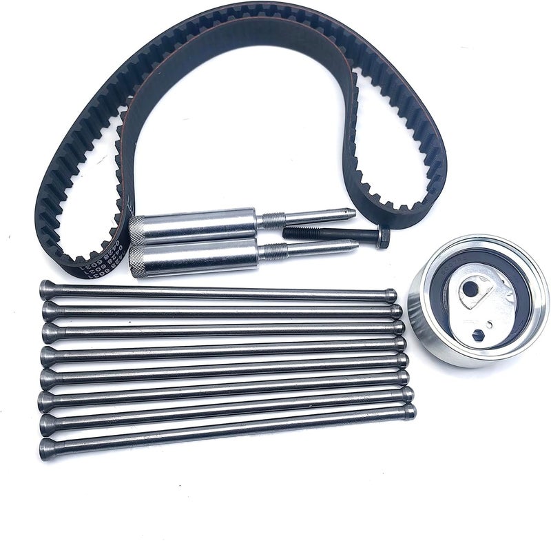 Giuqa New Timing Belt & Timing Alignment Pins & Pushrods & Pulleys 02931480 02109085 Fits for Deutz F2L2011 F3L2011 F4L2011 F2M2011 BF4M 2011F F3L2011F F4L2011F - Image 1